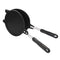 ZEENEEK Waffle Cone Maker, Waffle Irons Mold Nonstick Coating Surface Baking Pan, Double Sided Pancake Maker Multifunctional Crisp Omelet Pan Ice Cream Maker Machine Egg Roll Mold - 6.7 Inches