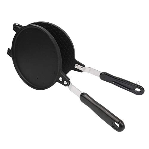 ZEENEEK Waffle Cone Maker, Waffle Irons Mold Nonstick Coating Surface Baking Pan, Double Sided Pancake Maker Multifunctional Crisp Omelet Pan Ice Cream Maker Machine Egg Roll Mold - 6.7 Inches