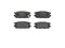 Brembo P54025 Rear Disc Brake Pad - Set of 4