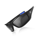 Polarized Floating Sunglasses - Ideal for Rowing, Kayak, SUP, Dragon Boat, OC Canoe, Boating, Beach and More (Black)