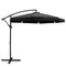 Instahut Outdoor Umbrella 3m Cantilever Umbrellas Beach Sun Garden Patio Black