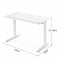 Luxsuite Electric Standing Desk Sit Stand Up Office Table Height Adjustable Motorised Rising Memory Function Tempered Glass Top Wireless Charger USB White