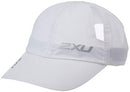 2XU Unisex Adult Run Cap - Lightweight & Breathable - White - One Size