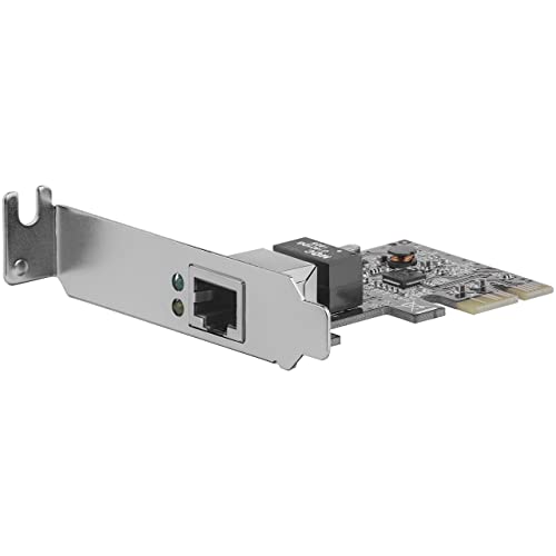 StarTech.com Low Profile 1-Port PCI Express PCIe Gigabit NIC Server Adapter Network Card (ST1000SPEX2L)