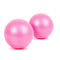 FIT Barre Mini Exercise Barre Ball for Yoga,Pilates,Stability Exercise Training Gym Anti Burst and Slip Resistant Balls(2 Pcs) with Inflatable Straw (Pink x 2)