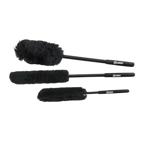 Chemical Guys ACC602 Extended Reach Wheel/Gerbils Wheel/Rim Brush (3 Brushes), 3 Pack