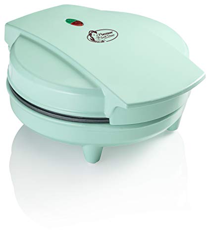 Bestron AWCM700 Cone Machine with Cone, Non-Stick Coated Corn Iron, Waffle Machine with 700 Watt, Mint Green, Metal