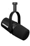 Shure MV7X XLR Podcast Microphone (Black)