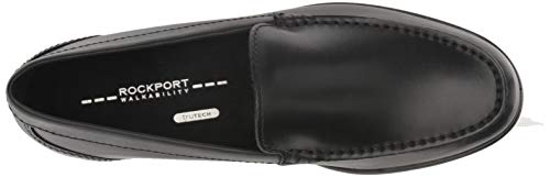 Rockport Men's Classic Lite Venetian Slip-On Loafer, Black, 9.5 US