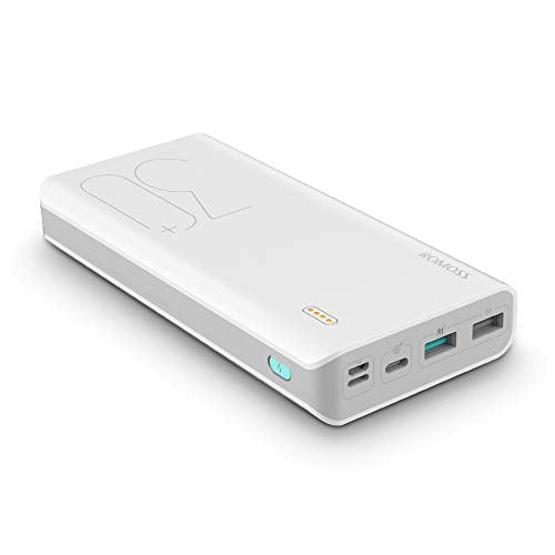 ROMOSS 18W 30000mAh Power Bank, 3 Inputs & 3 Outputs Big Capacity USB C Portable Charger, Fast Charging & Recharging External Battery Packs for iPhone 14/13/12, Samsung Galaxy, iPad, Switch and More