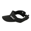 2XU Unisex Packable Run Visor - Lightweight & Adjustable Sun Protection for Runners - White - One Size