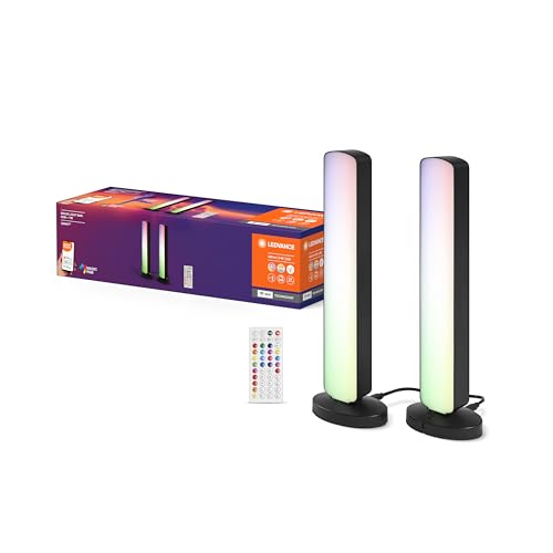 LEDVANCE Smart Home Light Bar - TV LED Backlight with 16 Million Colours, Ideal for Ambient Lighting in The Living Room, Mood Light is Compatible with Alexa and Google Assistant