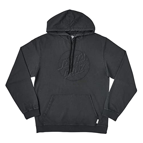 Santa Cruz Men's Opus Dot Eco Midweight Hoody, Black, X-Large