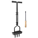 MEIIOFS Manual Lawn Aerator Coring, 3 Core with Soil Track Tray Plug Core Aeration Tool- Grass Coring Aerators for Yards - Compacted Soils and Lawns Garden - Gardening Hand Tools.