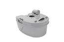 Camco Premium Travel Toilet | Features a 5.3-Gallon Detachable Holding Tank and is Designed for Camping, Hiking, Boating, RVing and More, Acrylonitrile Butadiene Styrene, White & Grey (41544)