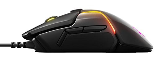SteelSeries Rival 600 Wired 7-Button 96-128g Gaming Mouse - Prism 3-Zone RGB Illumination - 12,000 CPI - TrueMove3+ Dual Optical Sensor - 0.5 Lift-Off Distance