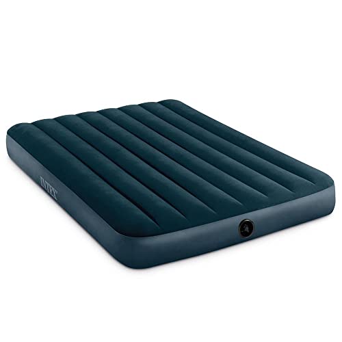 Intex Full Dura-Beam Series Classic Downy Airbed, Blue, Double