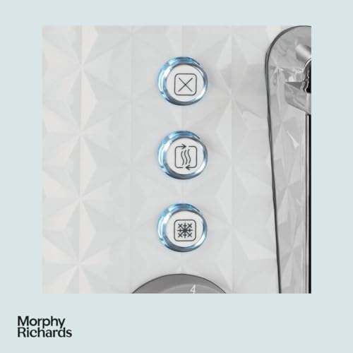 Morphy Richards Vector 4 Slice Toaster 248134 White Four Slice Toaster White Toaster