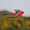 OMPHOBBY M1 EVO RC Helicopter Dual Brushless Motors Direct-Drive Mini RC Helicopters for Adults, 3D Flight Remote Control Airplane 6 Channel Heli BNF Red (Futaba S-FHSS Protocol)
