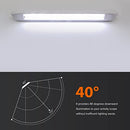 Dream lighting RV Exterior LED Light Porch Awning Fixture 12volt Trailer Utility Lights 800 Lumens Cool White Lighting White Shell 21.65inch