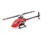 OMPHOBBY M2 EVO RC Helicopter for Adults Dual Brushless Motors Direct Drive 6CH RC Helicopter Remote Controlled Outdoor Superior 3D Remote Control Aeroplane Upgraded Mini Drone BNF (Red)
