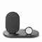 Belkin 3 in 1 Wireless Charger (7.5W for, and AirPods) Wireless Charging Dock, Wireless iPhone Charging Station, Apple Watch Charging Stand - Black