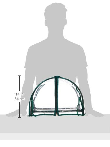 Zenport SH3270-12.5 1-Foot High Balcony Protected Patio, Mini Clear Greenhouse