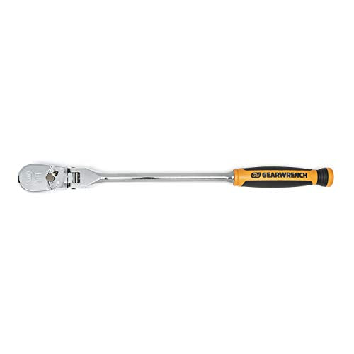 Gearwrench 3/8-inch Drive Cushion Grip Flex Teardrop Ratchet 90 Tooth