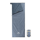 Naturehike Sleeping Bag – Envelope Lightweight Portable, Waterproof, Comfortable with Compression Sack - Great for 3 Season Traveling, Camping, Hiking, Outdoor Activities (XL-Shadow Blue)
