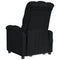 vidaXL Lift Chair, Recliner Chair with Backrest and Footrest, Stand up Chair for Living Room Bedroom, Upholstered Armchair, Black Fabric