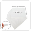 10 Pcs Ceramic Fiber Paper 1/8 x 11 x 12 Inches Insulation Gasket or Liner for Kiln High Temp Kiln Paper Microwave Ceramic Paper for DIY Stove Fireplace Glass Fusing Ceramic Paper 118mil