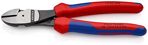 Knipex 7402200 8-Inch High Leverage Diagonal Cutters - Comfort Grip