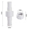 ATIE PoolSupplyTown 280 Hose Swivel and Hose Nut Kit Replace Polaris 280, 380, 180 Pool Cleaner Hose Swivel D20 and Hose Nut D15 (2 Pack)