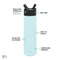 Simple Modern 22 Ounce Summit Water Bottle with Straw Lid - Gifts for Kids Travel Hydro Vacuum Insulated Flask Double Wall Liter - 18/8 Stainless Steel -Seaside