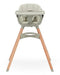 Lalo The Chair Convertible 3-in-1 Wooden High Chair for Babies and Toddlers, Baby High Chair with Dishwasher Safe Tray, Adjustable Footrest & Machine Washable Cushion, Sage