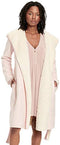 UGG Women's Portola Reversible Robe, Seashell Pink Heather, X-Small