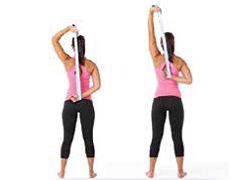 Yoga Strap - Tiiyar 320cm/250cm/184cm Stretching Strap for Yoga Practice, Pilates Exercise, E-Book Included, 2 Year Warranty (Pink, 185cm)