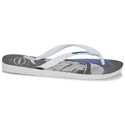 Havaianas Mens Star Wars Sandals Thongs Flip Flops - White/Star - 8 UK