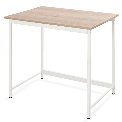 Iris Ohyama BDK-8060 Desk, Computer Desk, Basic Desk, Study Desk, Work Desk, 31.5 x 23.6 inches (800 x 600 cm), Light Natural/White
