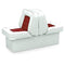 Wise 8WD505P-1-925 Deluxe Bucket Style Lounge Seat (White/Red)