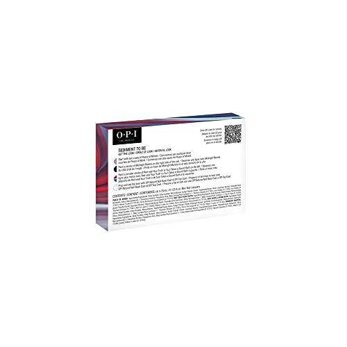 OPI Nail Lacquer, Mini Nail Lacquer 4-Pack Gift Set, Multicolor Nail Polish, Fall Wonders Collection, 0.125 fl oz each