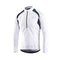 ARSUXEO Men's Half Zipper Cycling Jerseys Long Sleeves MTB Bike Shirts 6031, mens, white, US M