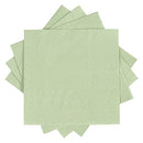 100 Pack Cocktail Napkin 2-Ply Dessert Napkins Folded 5 x 5 Inches Disposable Napkins for Dinner Wedding Birthday Party Bridal Anniversary Reception Event (100, Sage Green)