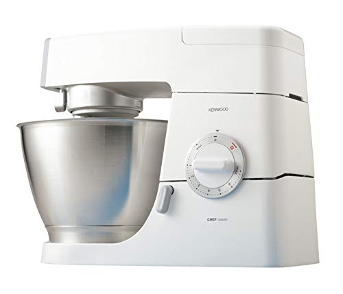 Kenwood Classic Chef Stand Mixer Food Processor, 4.6L, White, KM336