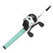 Zebco Roam Spincast Reel and Telescopic Fishing Rod Combo, Extendable 18.5-Inch to 6-Foot Telescopic Fishing Pole with ComfortGrip Rod Handle, Quickset Anti-Reverse Fishing Reel, Seafoam
