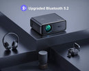 [Auto Focus] Projector with WiFi 6 and Bluetooth 5.2, 480 ANSI Projector 4K, WiMiUS P62 Native 1080P Outdoor Film Projector