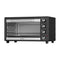 Devanti Convection Oven, 60L Electric Benchtop Ovens Baking Plate Cooking Portable Toaster Grill Home Kitchen Cooker Bakeware Machine, with 4 Tray Built-in Light Stainless Steel Black