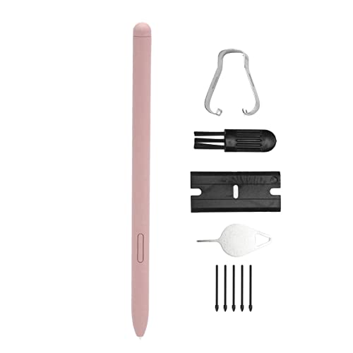 for Tab S6 Lite Stylus, Replacement Touch Stylus for Samsung Galaxy, Stylus Pen with 5 Stylus Tips, High Sensitivity Smart Pen for SM P615 Tablet (Pink)