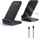 Wireless Charging Stand Fast Wireless Charger Compatible with iPhone 14 13 12 11 15 Pro Max XS XR Samsung Galaxy Z Flip5/4 Z Fold5/4 S23 Ultra S22 S21 S20 Note 20,Pixel 5XL/6/7 Pro and More