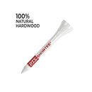 Pride Professional Tee System Shortee Tee, 2-1/8 Inch-120 Count (Red on White)